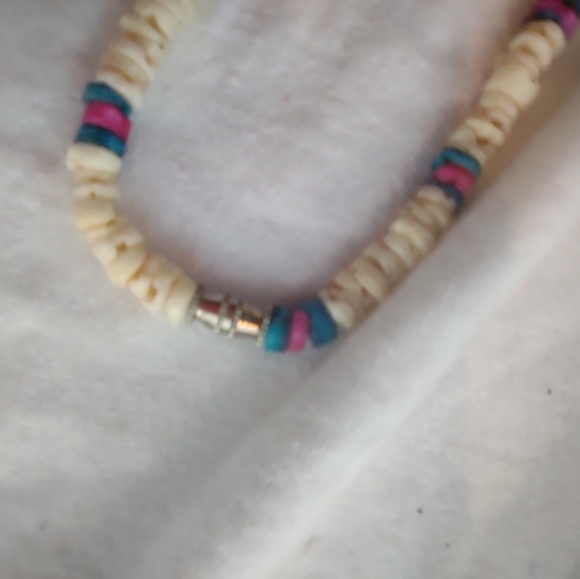 VTG 80s puke shell necklace - Picture 3 of 8